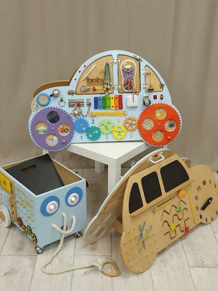 Бизиборд Машинка Boobakiki M-004 фото